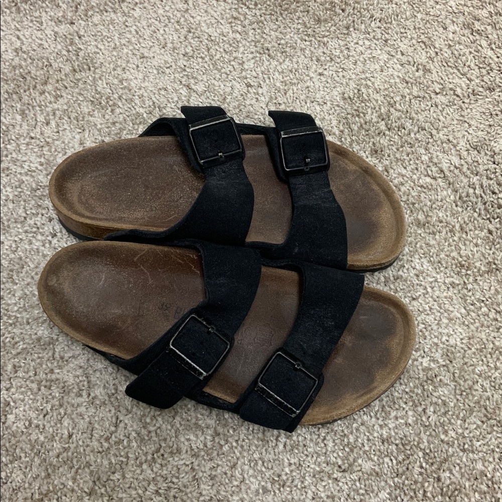 Black Suede Birkenstocks